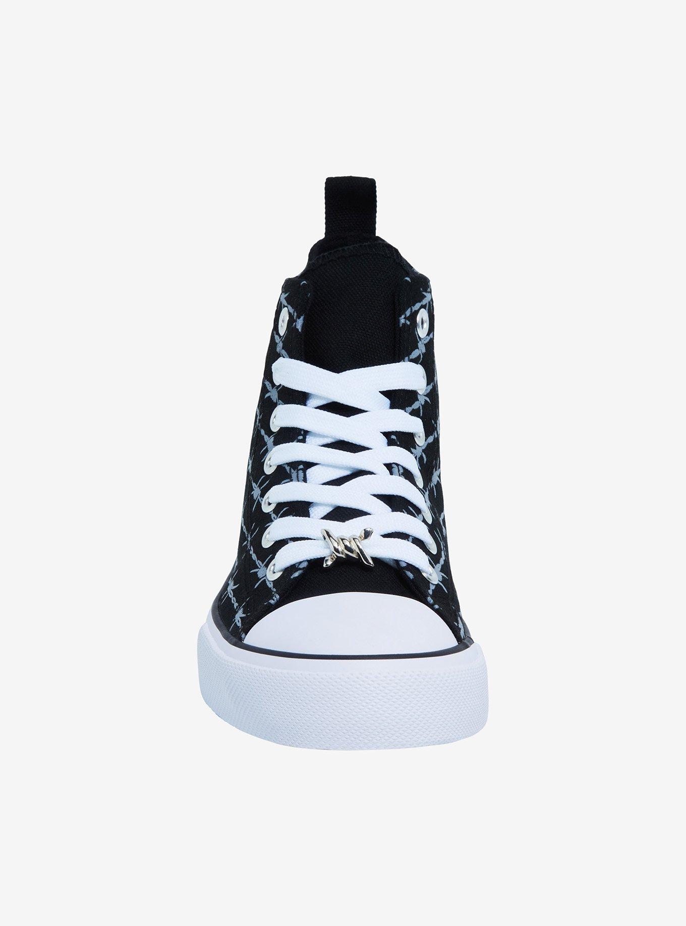 Barbed Wire Hi-Top Sneakers, , hi-res