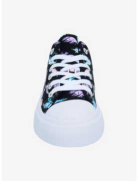 Pastel Dinosaur Lace-Up Platform Sneakers, , hi-res
