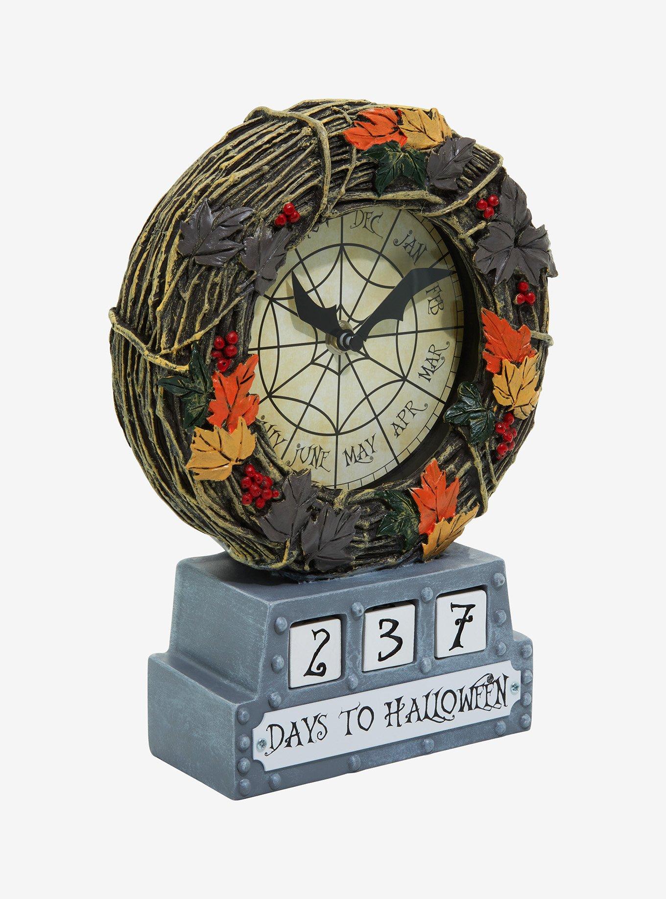 The Nightmare Before Christmas Foliage Countdown Table Clock, , alternate