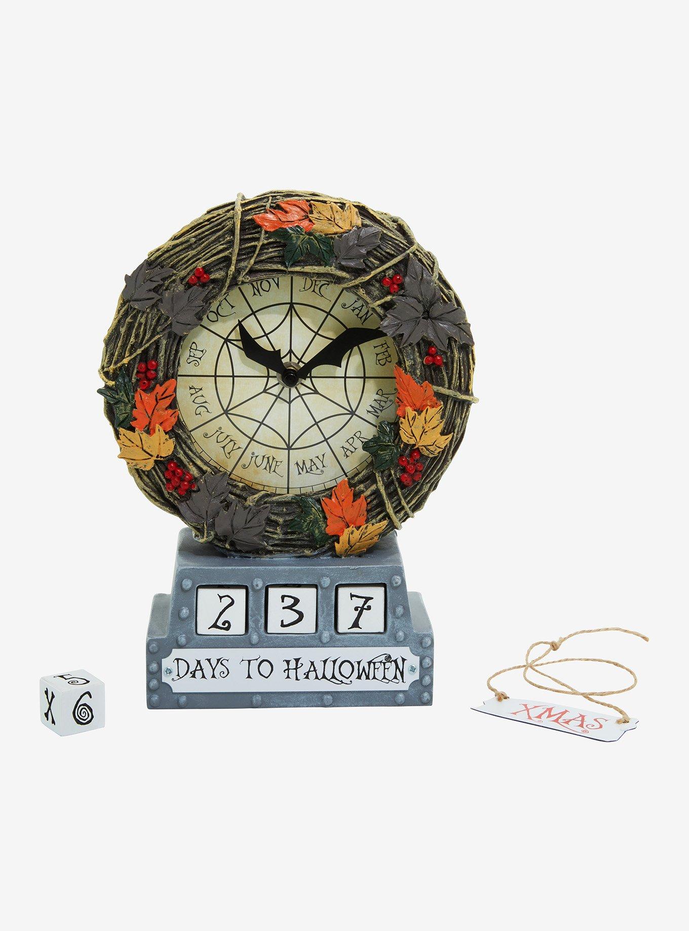 The Nightmare Before Christmas Foliage Countdown Table Clock, , alternate