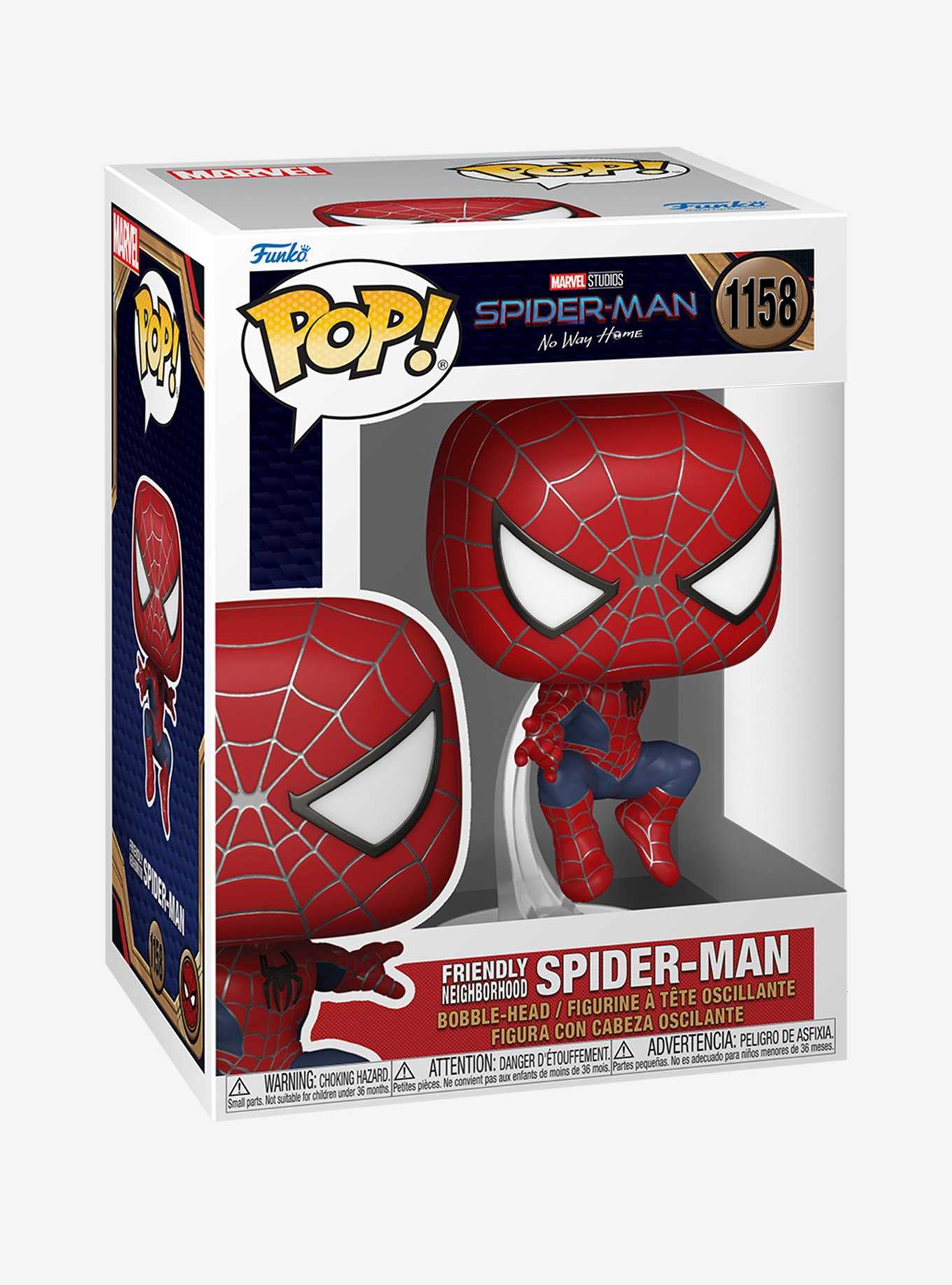 Funko Pop! Marvel Spider-Man: No Way Home Friendly Neighborhood Spider-Man Vinyl Bobble-Head, , hi-res