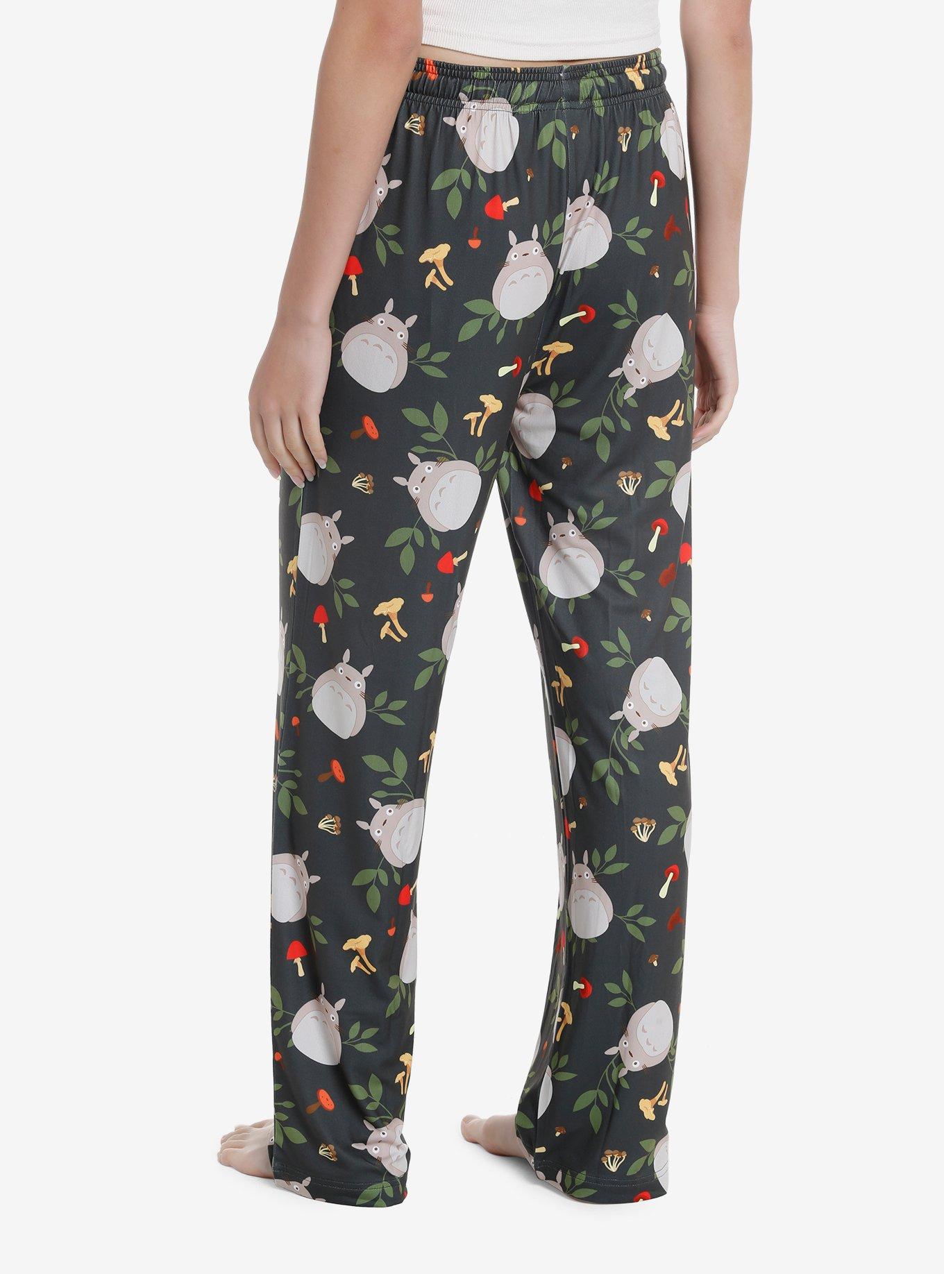 Her Universe Studio Ghibli My Neighbor Totoro Totoro & Mushrooms Pajama Pants, MULTI, alternate