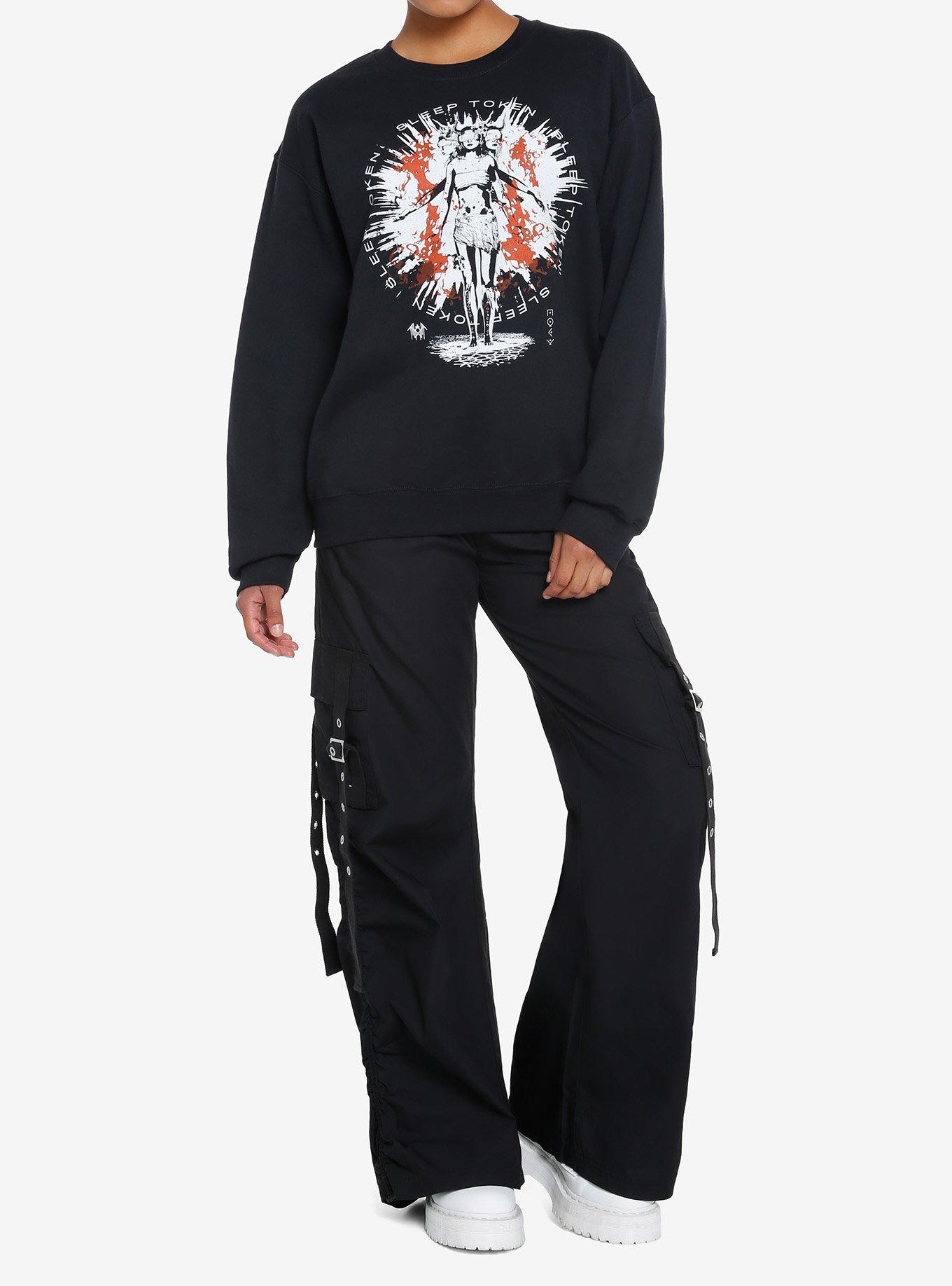 Sleep Token Take Me Back To Eden Girls Sweatshirt, BLACK, alternate