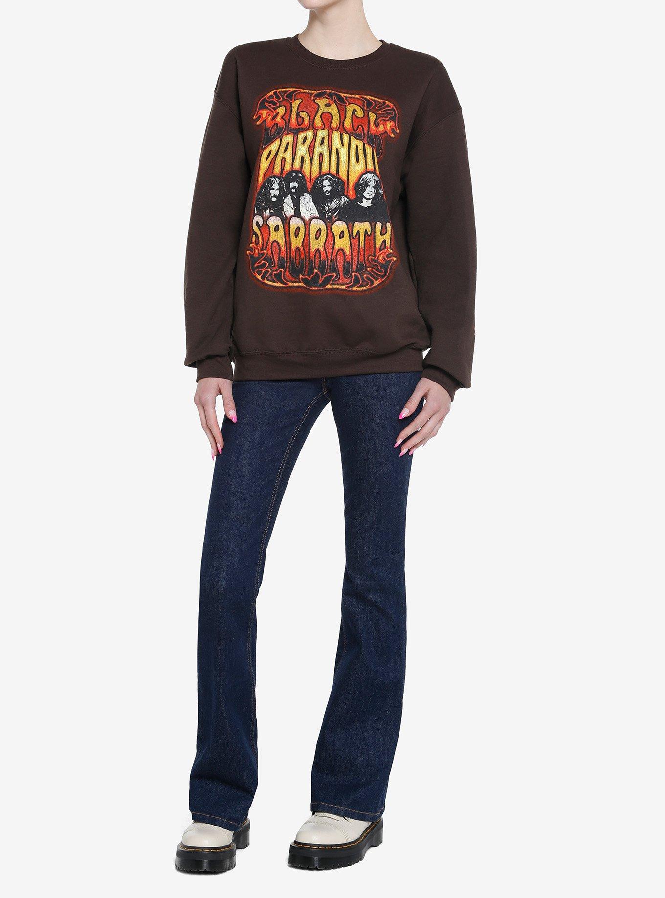 Black Sabbath Paranoid Girls Sweatshirt, CHOCOLATE BROWN, alternate