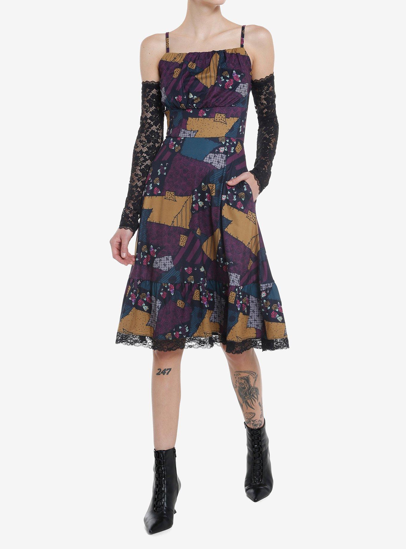 The Nightmare Before Christmas Sally Patchwork Dress, PATCHWORK, alternate