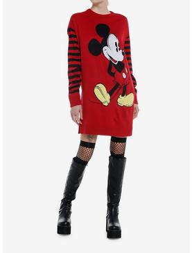 Disney Mickey Mouse Stripe Sweater Dress, , hi-res