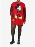 Disney Mickey Mouse Stripe Sweater Dress Plus Size, RED  BLACK, alternate