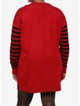 Disney Mickey Mouse Stripe Sweater Dress Plus Size, RED  BLACK, alternate