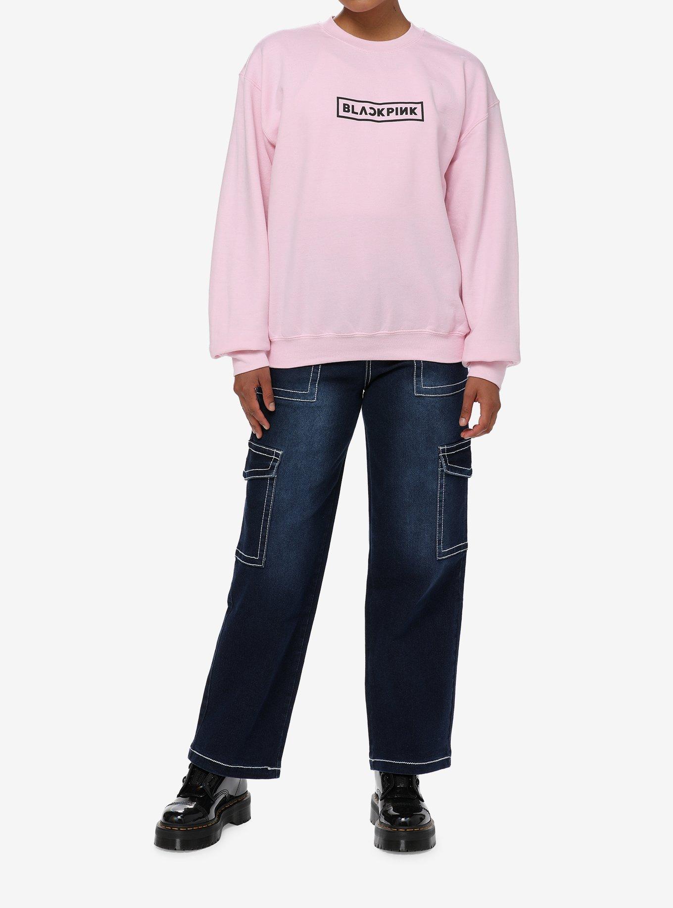 BLACKPINK Born Pink Tour Girls Sweatshirt, LIGHT PINK, alternate