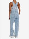 Looney Tunes Embroidered Overalls, LIGHT WASH, alternate