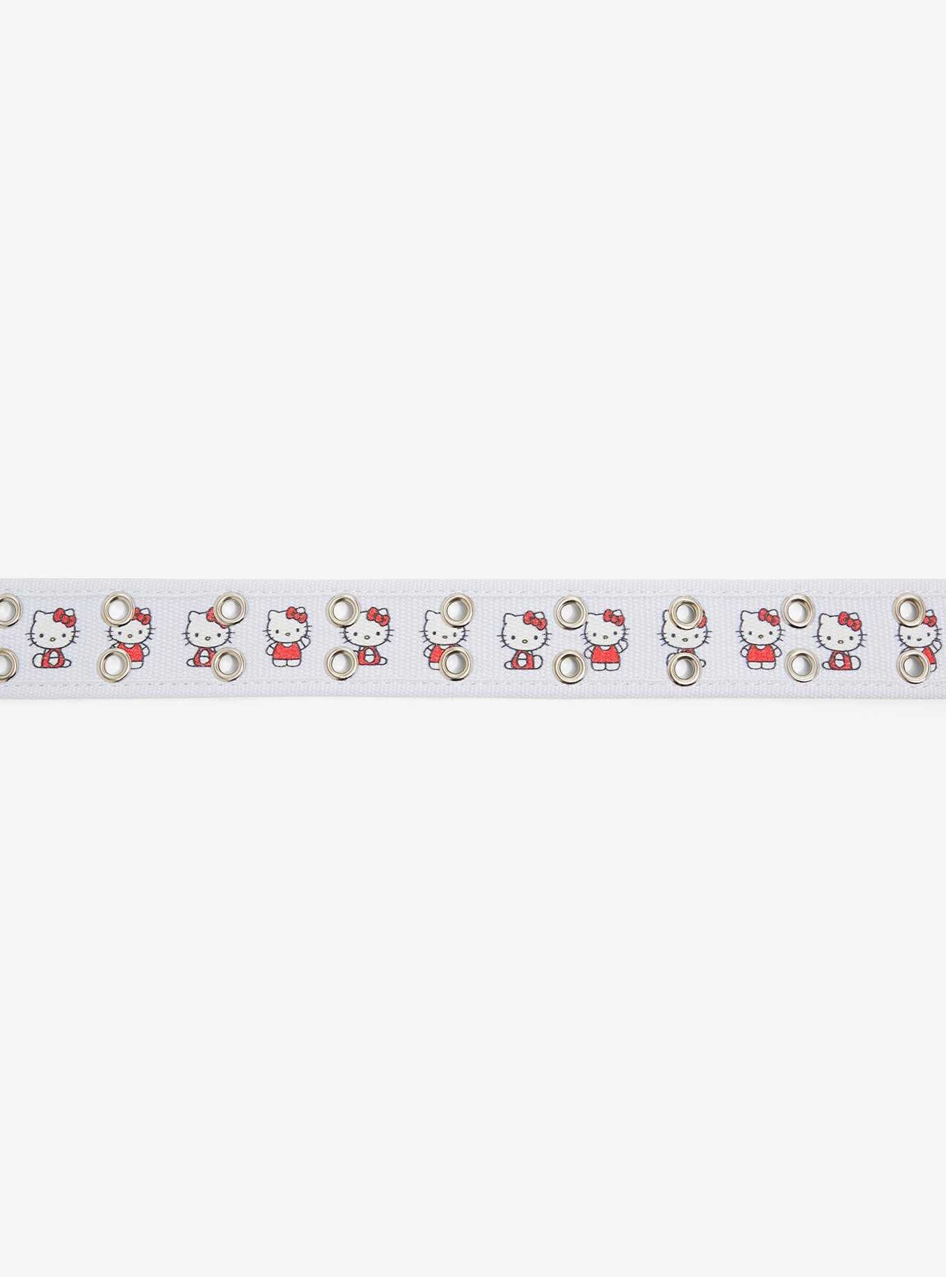 Hello Kitty Two Row Grommet Belt, , hi-res