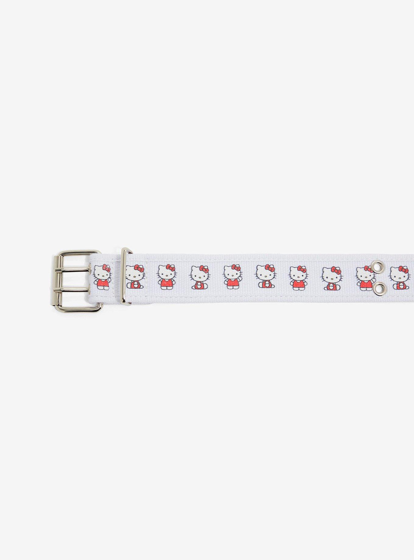 Hello Kitty Two Row Grommet Belt