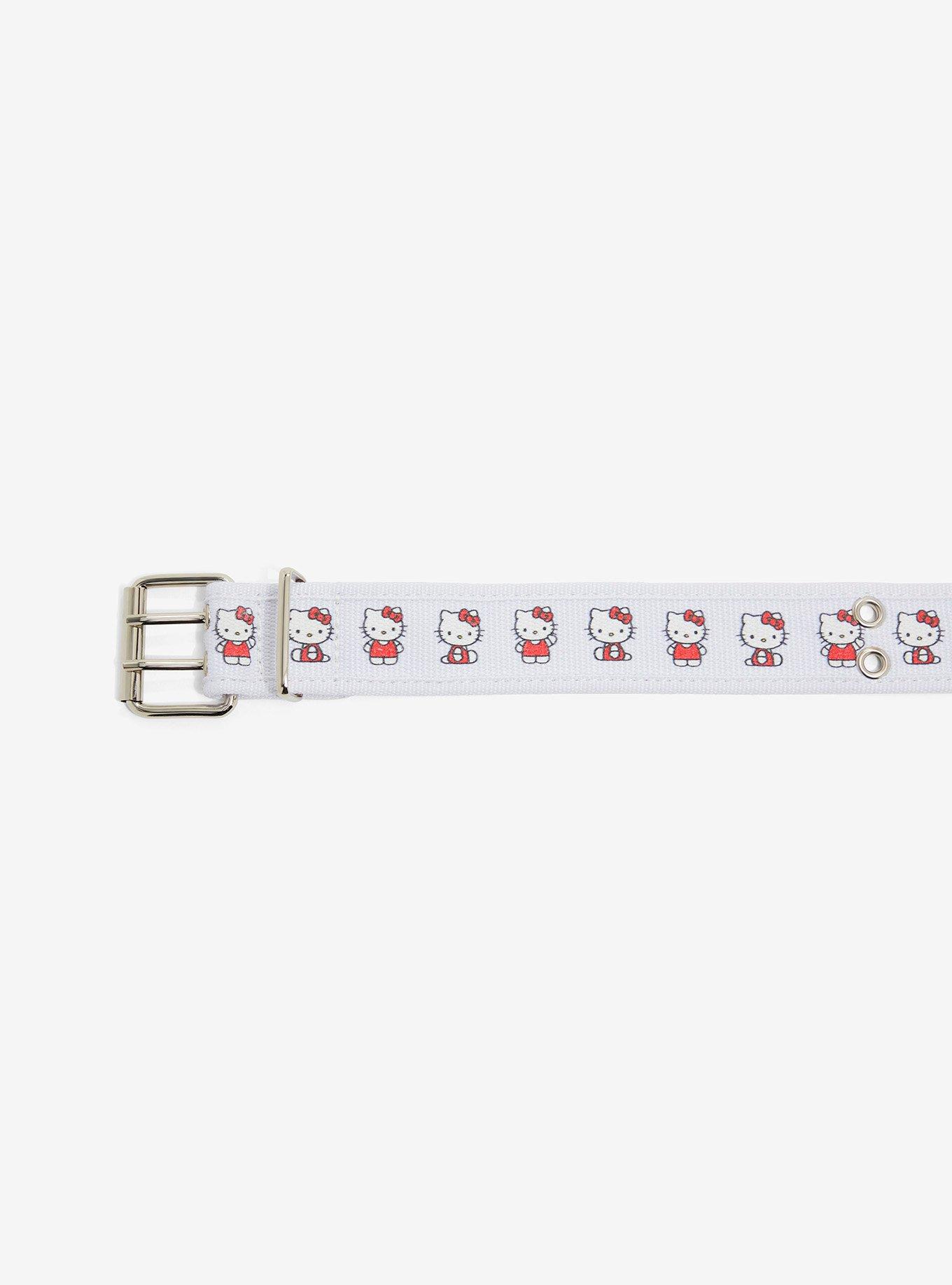 Hello Kitty Two Row Grommet Belt, MULTI, alternate