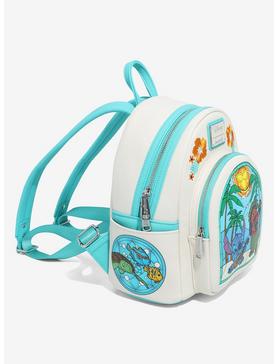 Loungefly Disney Lilo & Stitch Stained Glass Portrait Mini Backpack - BoxLunch Exclusive, , hi-res