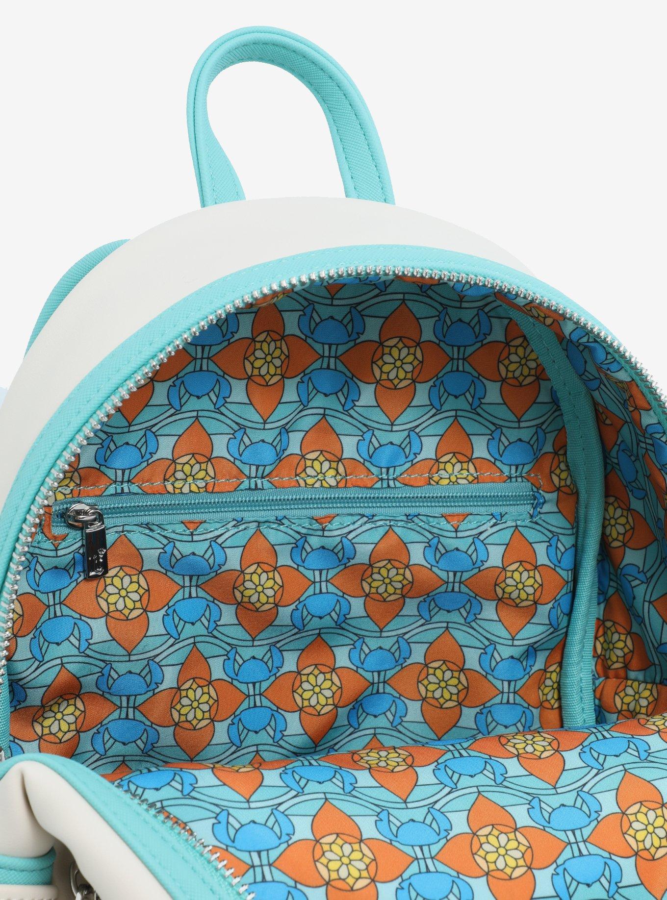 Loungefly Disney Lilo & Stitch Stained Glass Portrait Mini Backpack - BoxLunch Exclusive, , alternate