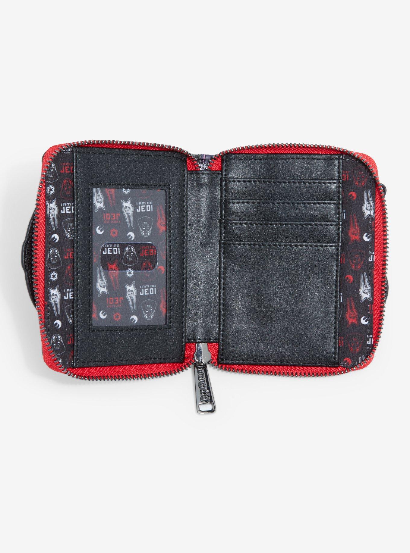 Loungefly Star Wars Darth Vader & Ahsoka Small Zip Wallet - BoxLunch Exclusive, , alternate