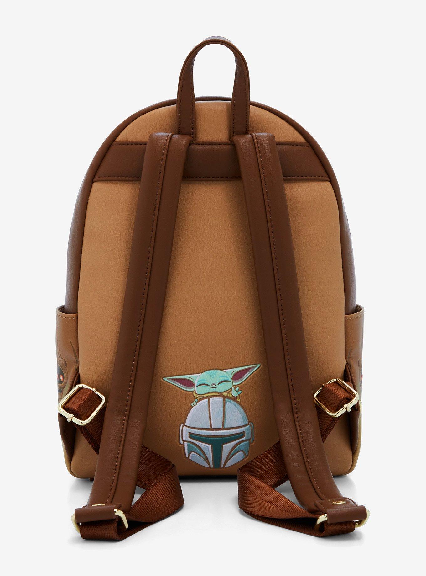 Loungefly Star Wars The Mandalorian Grogu & Mando Mini Backpack - BoxLunch Exclusive, , alternate