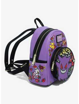 Loungefly Pokémon Gengar Floral Characters Mini Backpack - BoxLunch Exclusive, , hi-res