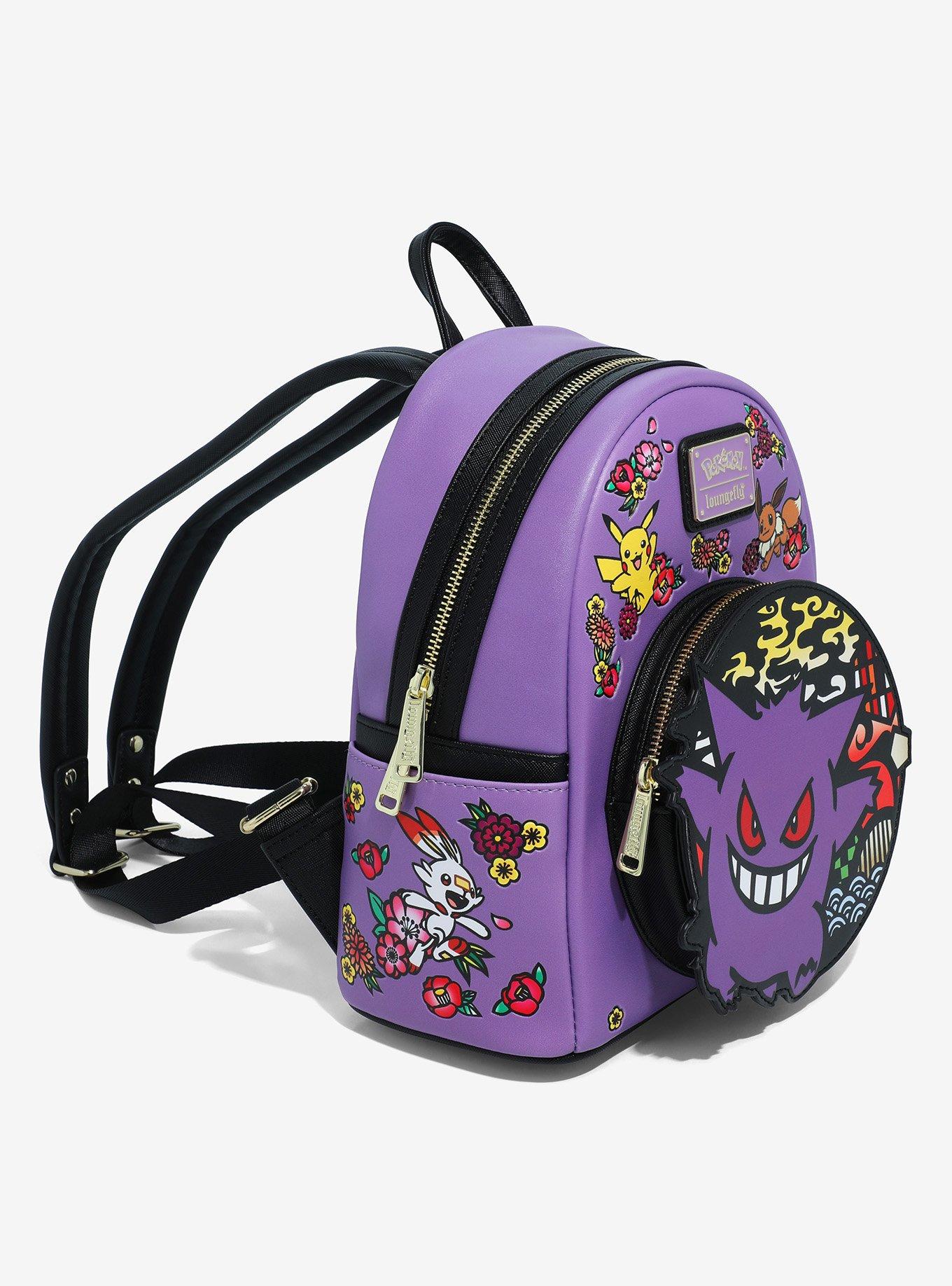 Loungefly Pokémon Gengar Floral Characters Mini Backpack - BoxLunch Exclusive, , alternate