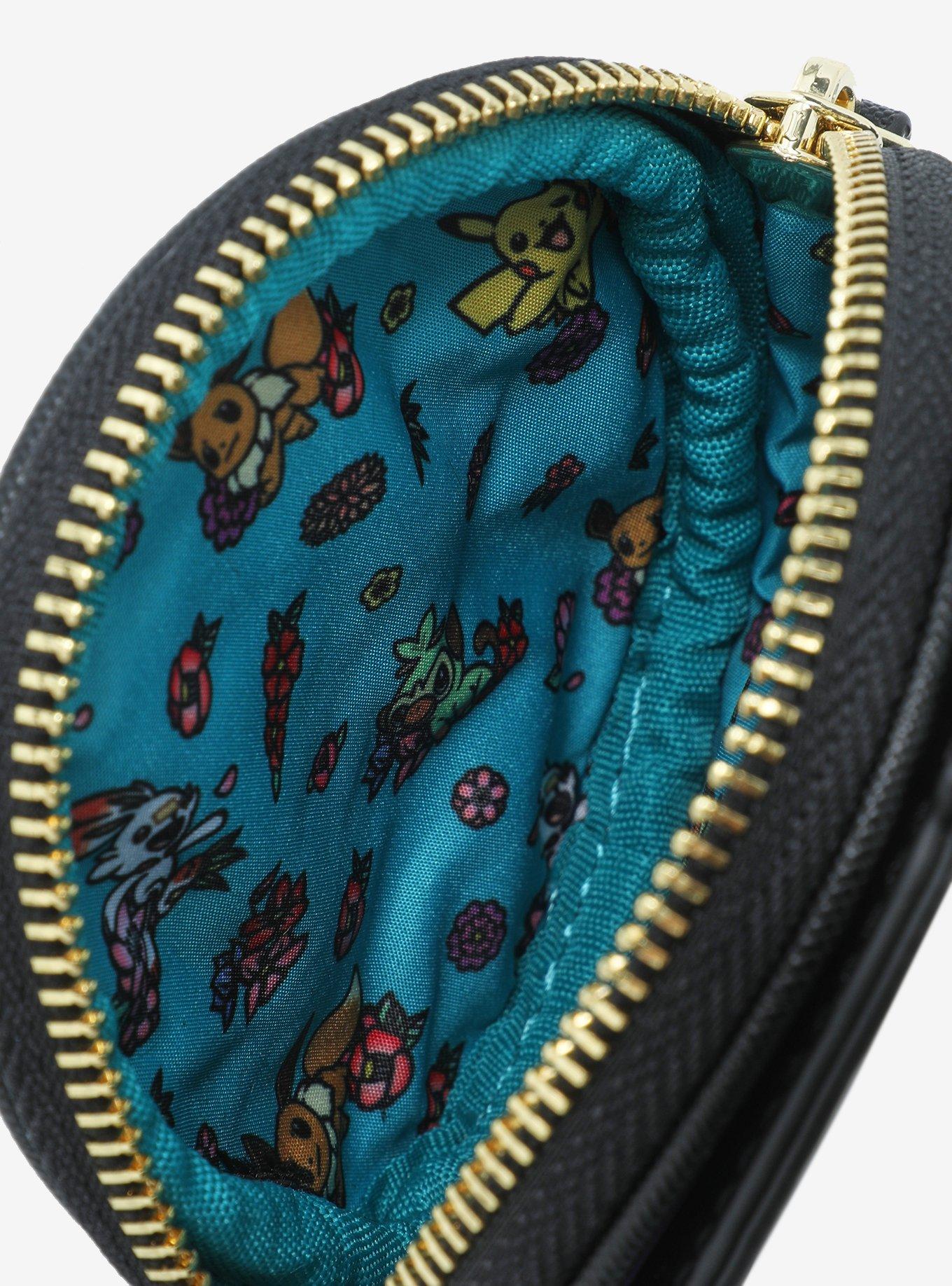 Loungefly Pok&eacute;mon Pikachu Floral Coin Purse - BoxLunch Exclusive, , alternate