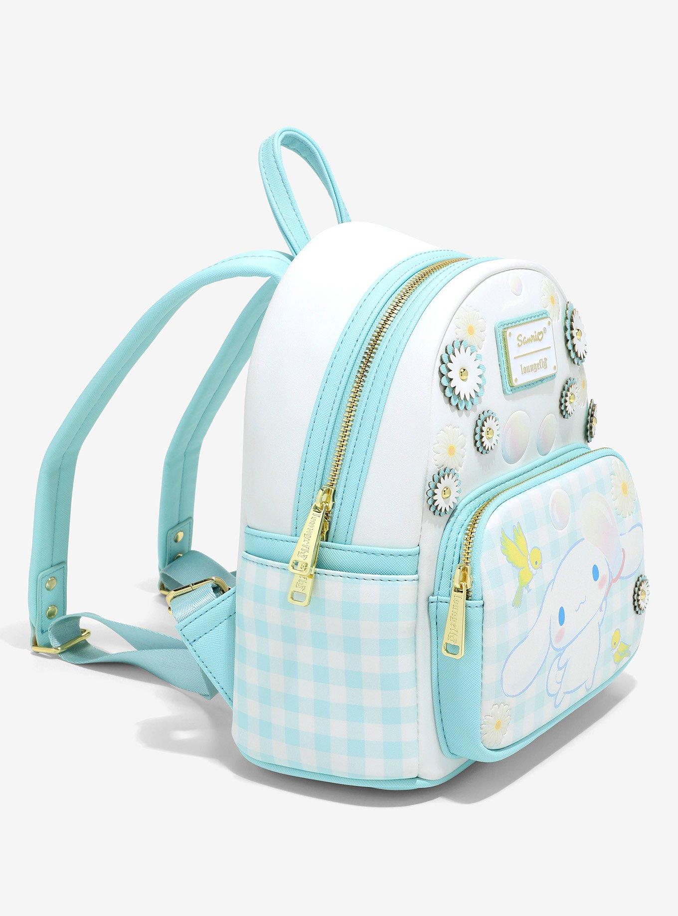 Loungefly Sanrio Cinnamoroll Floral Mini Backpack - BoxLunch Exclusive, , hi-res