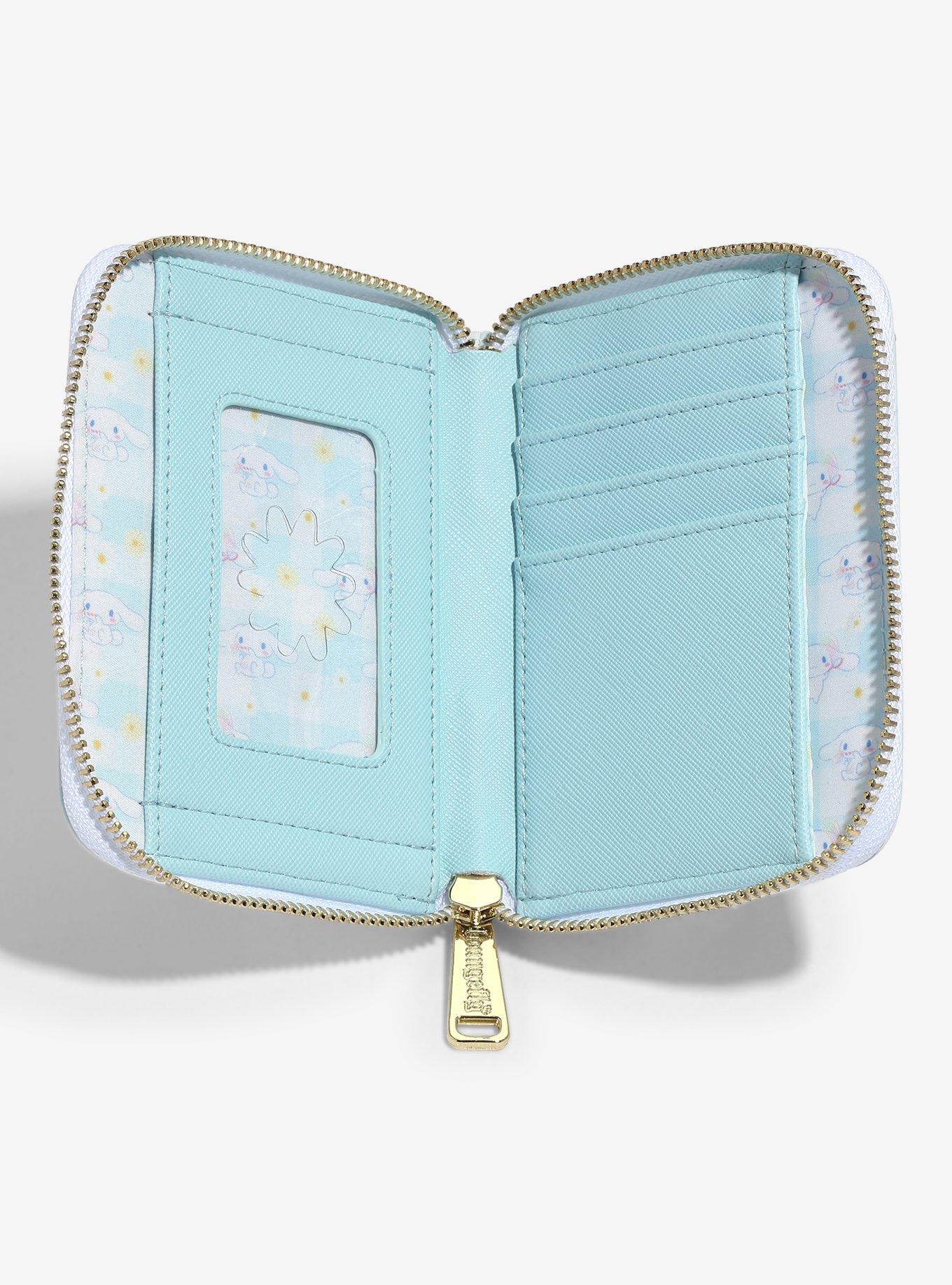 Loungefly Sanrio Cinnamoroll Floral Small Zip Wallet - BoxLunch Exclusive