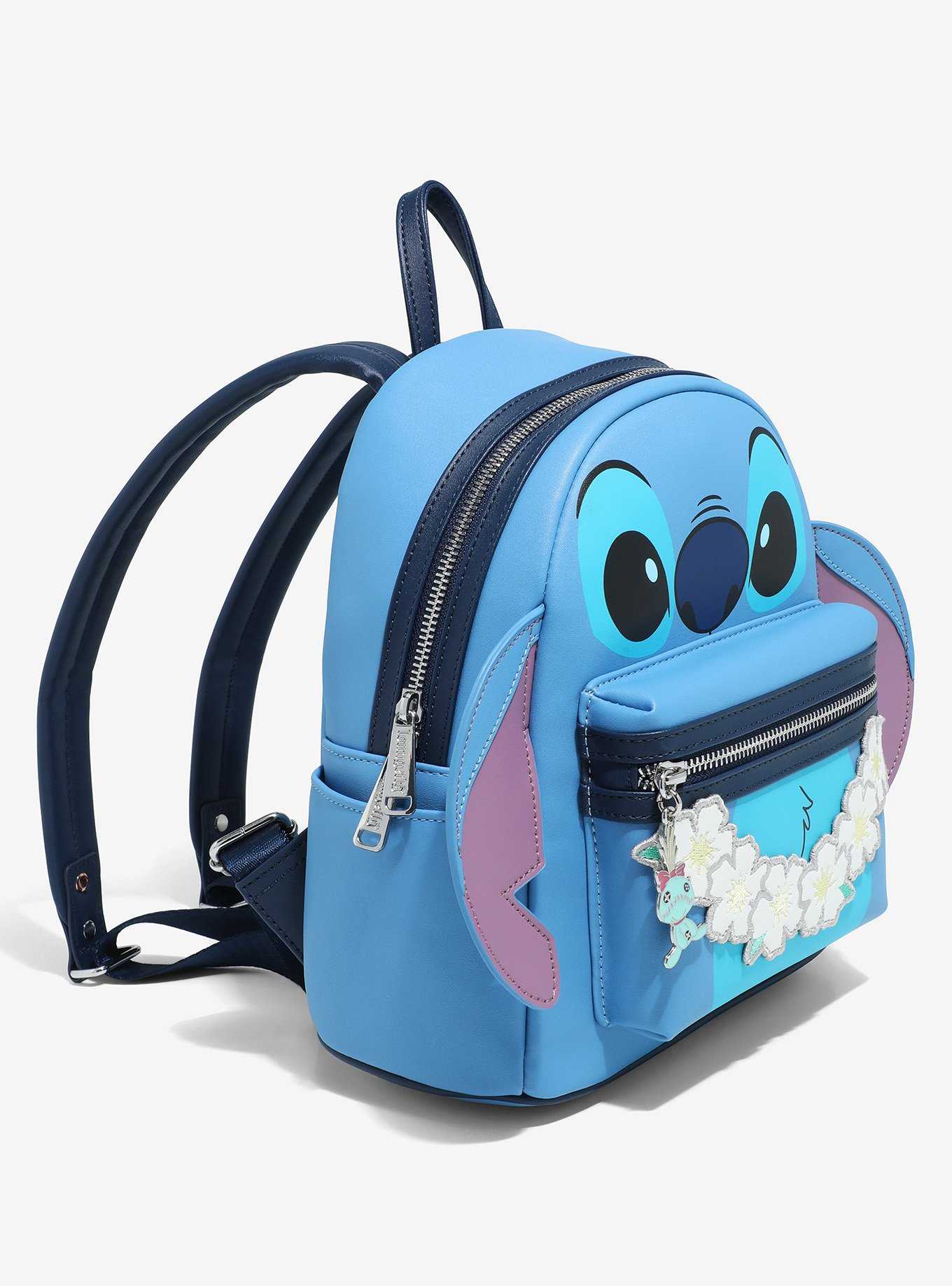 Loungefly Disney Lilo & Stitch Figural Stitch with Lei Mini Backpack - BoxLunch Exclusive, , hi-res