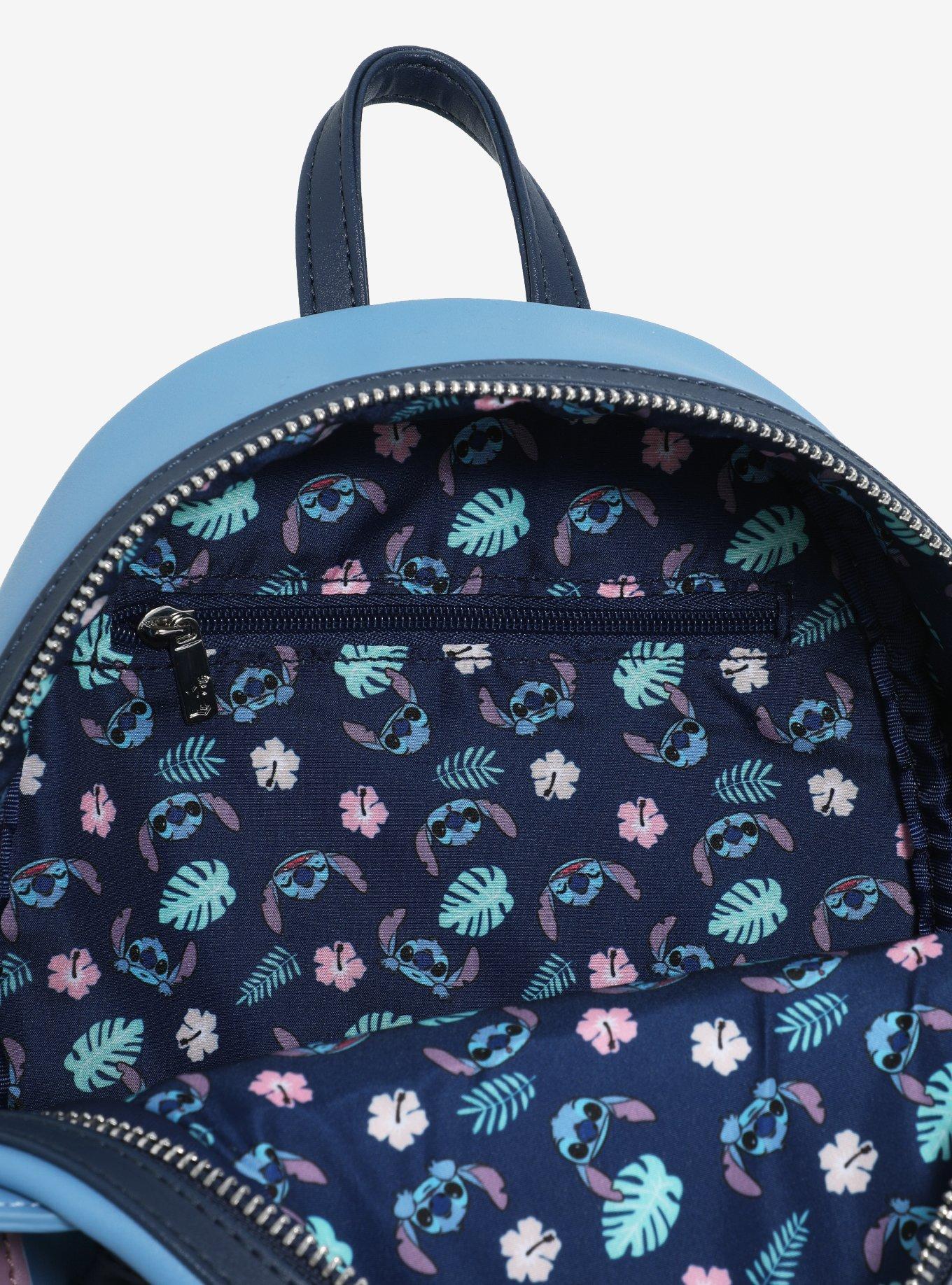 Loungefly Disney Lilo & Stitch Figural Stitch with Lei Mini Backpack - BoxLunch Exclusive, , alternate