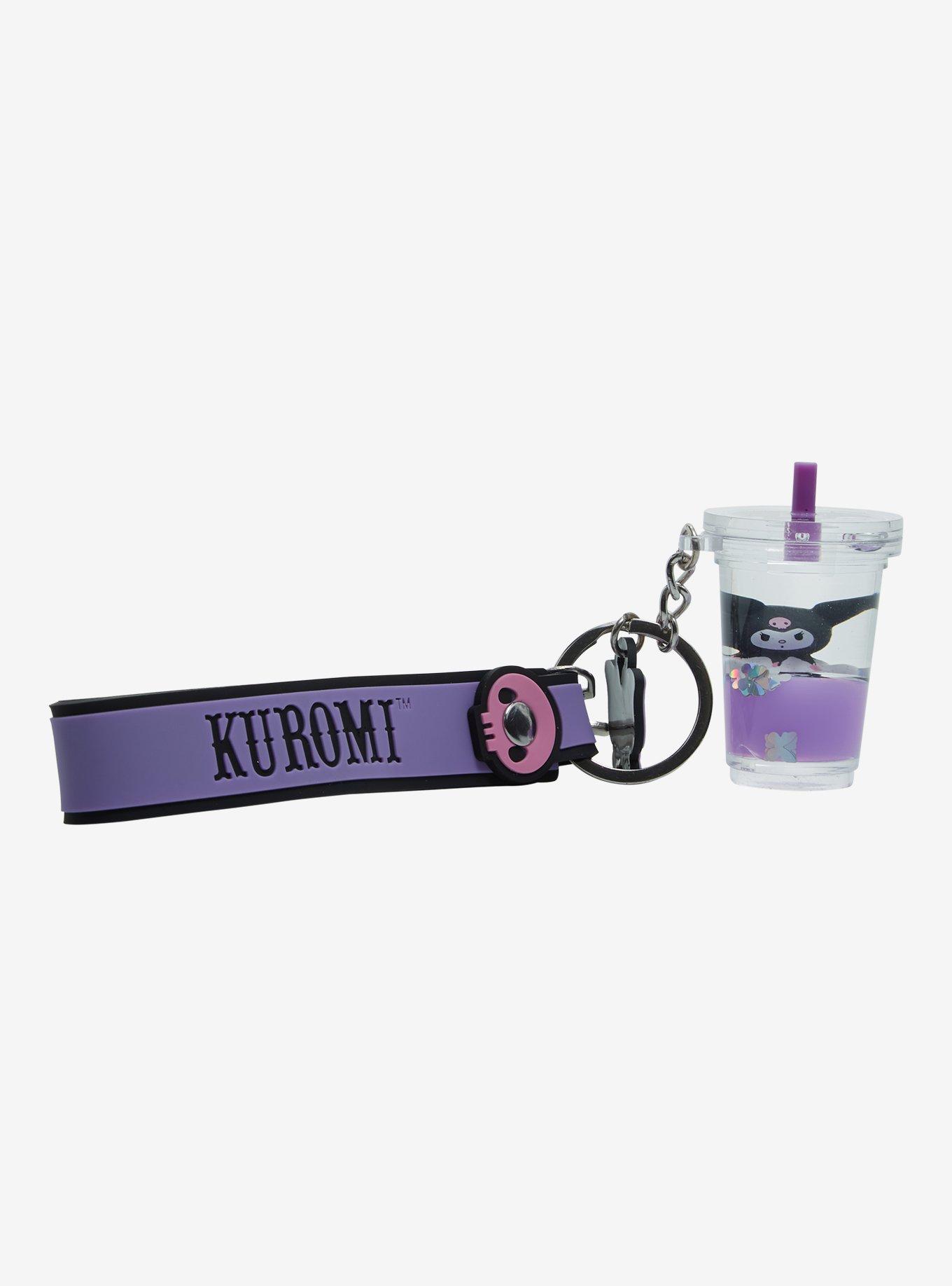 Kuromi Boba Liquid Wrist Key Chain, , alternate