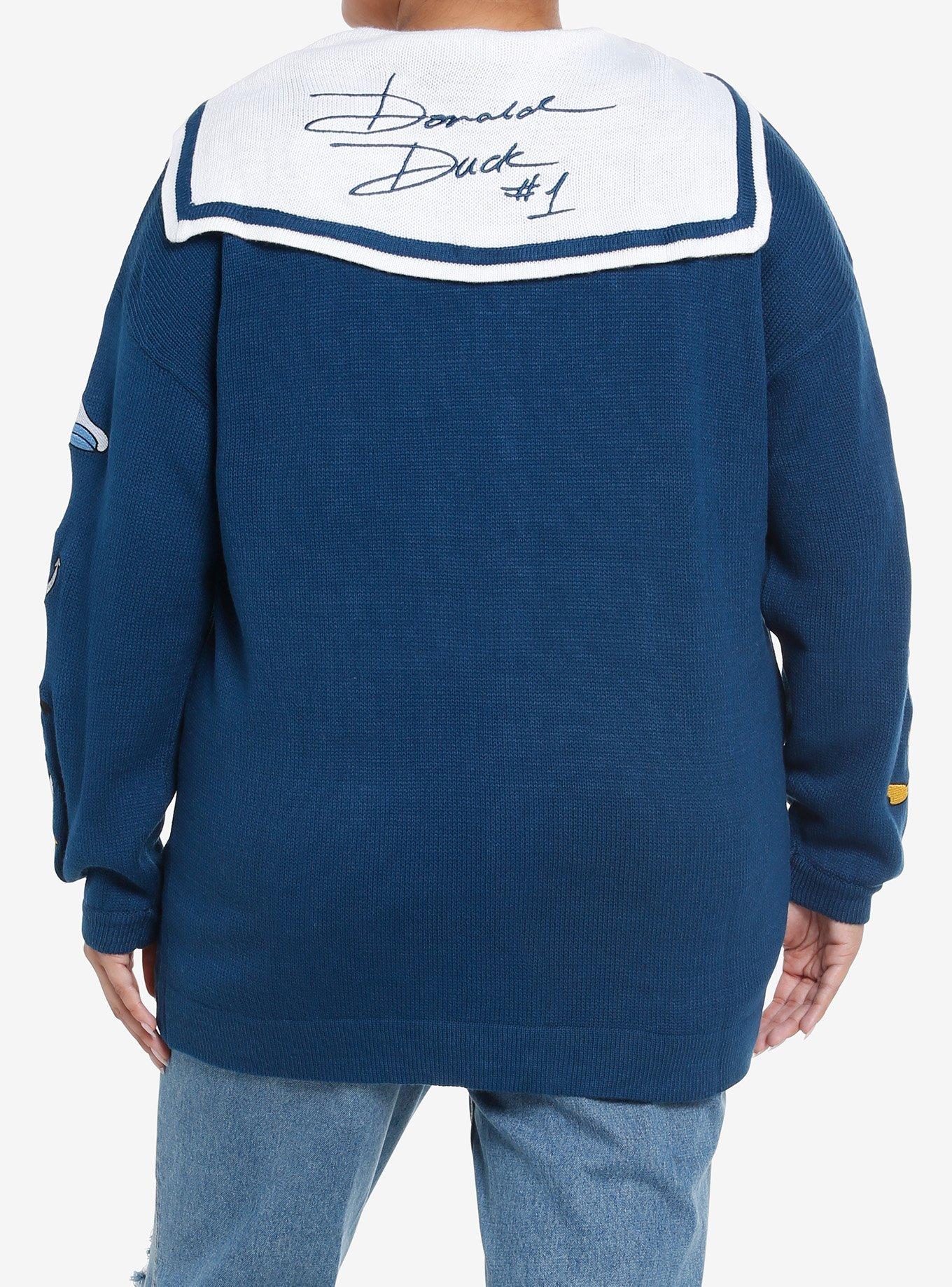 Disney Donald Duck Embroidered Girls Cardigan Plus Size, MULTI, alternate