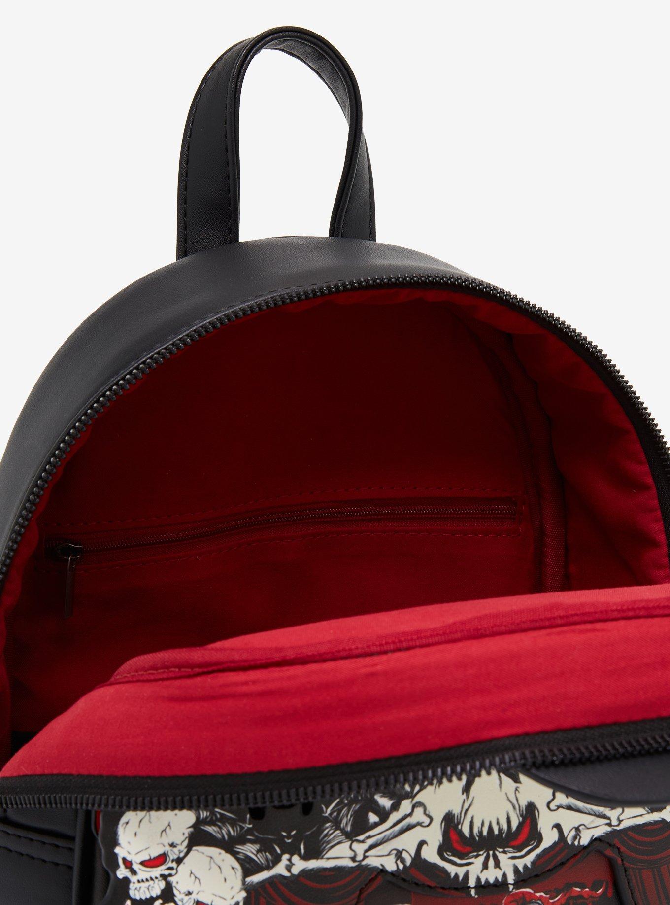 Universal Studios Halloween Horror Nights Glow-In-The-Dark Mini Backpack Hot Topic Exclusive, , alternate