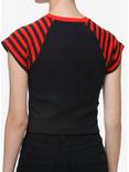 Ruby Gloom Dark Dreamer Stripe Crop Girls Baby T-Shirt, MULTI, alternate