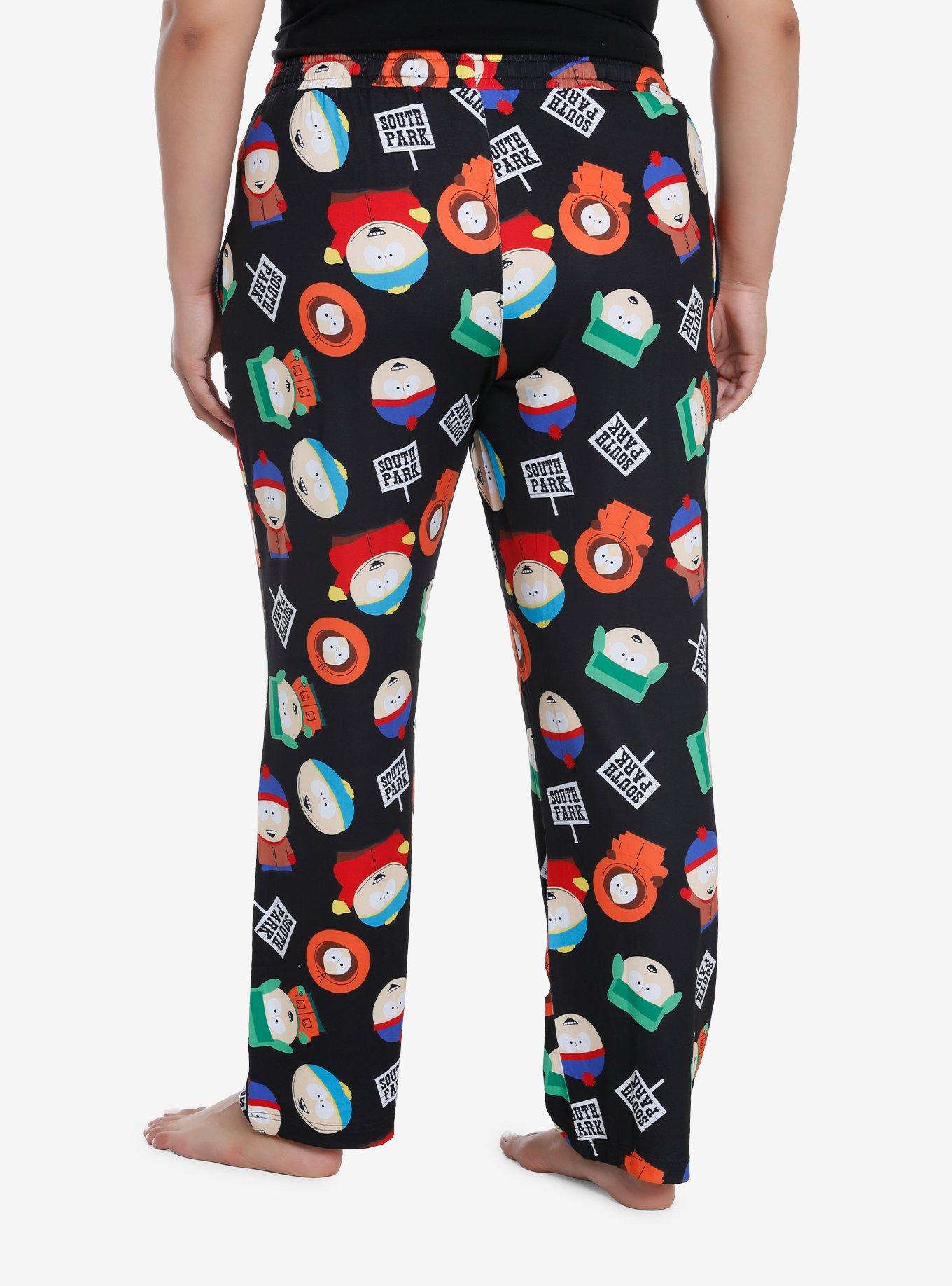 South Park Characters Girls Pajama Pants Plus Size, MULTI, alternate