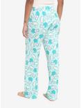 Keroppi Boba Bow Pajama Pants, GREEN, alternate