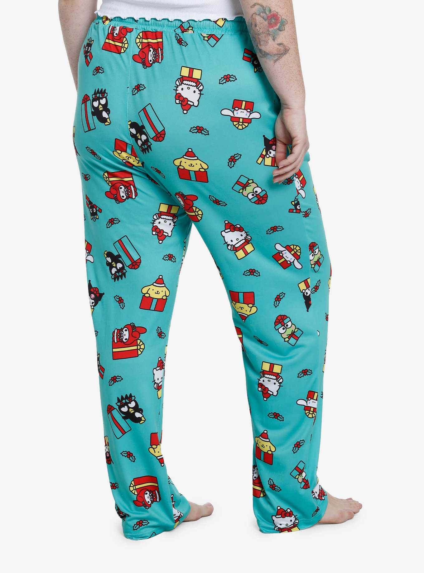 Hello Kitty And Friends Holiday Gifts Girls Pajama Pants Plus Size, , hi-res