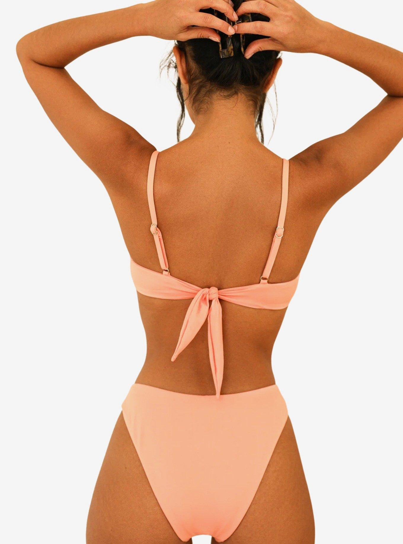Dippin' Daisy's Gigi Swim Top Lotus Orange, ORANGE, alternate
