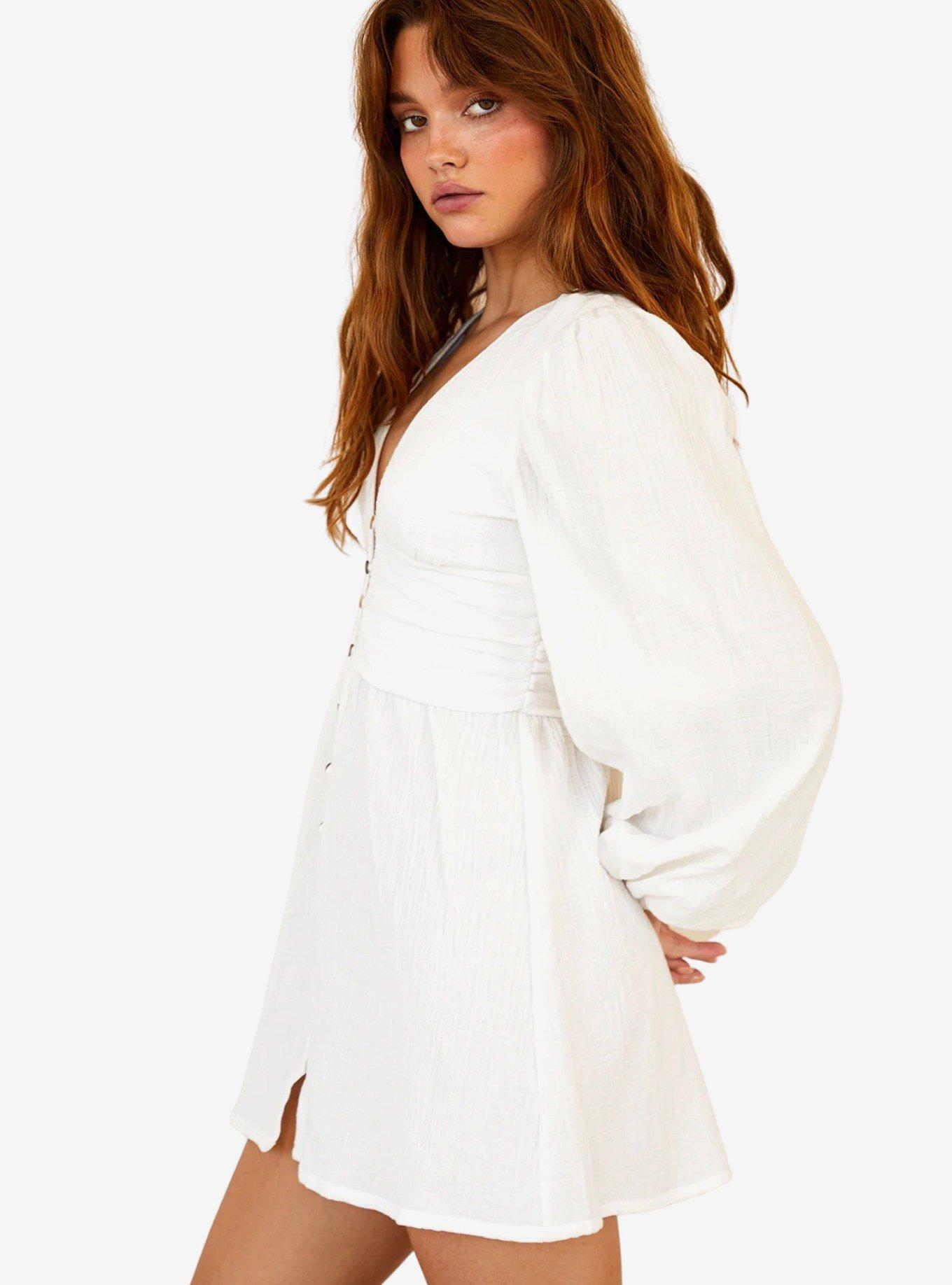 Dippin' Daisy's Waikiki Dress White, BRIGHT WHITE, alternate