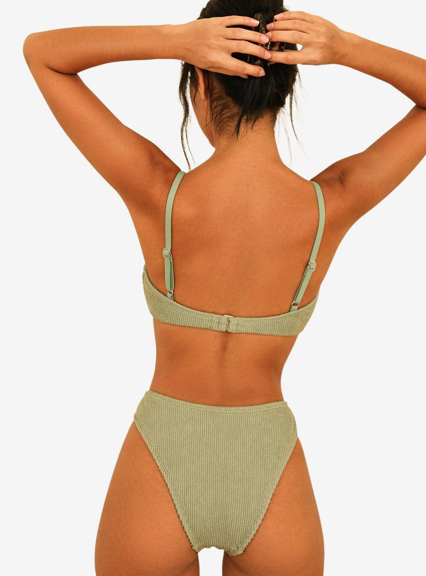 Dippin' Daisy's Zen Swim Top Retreat Olive, , hi-res