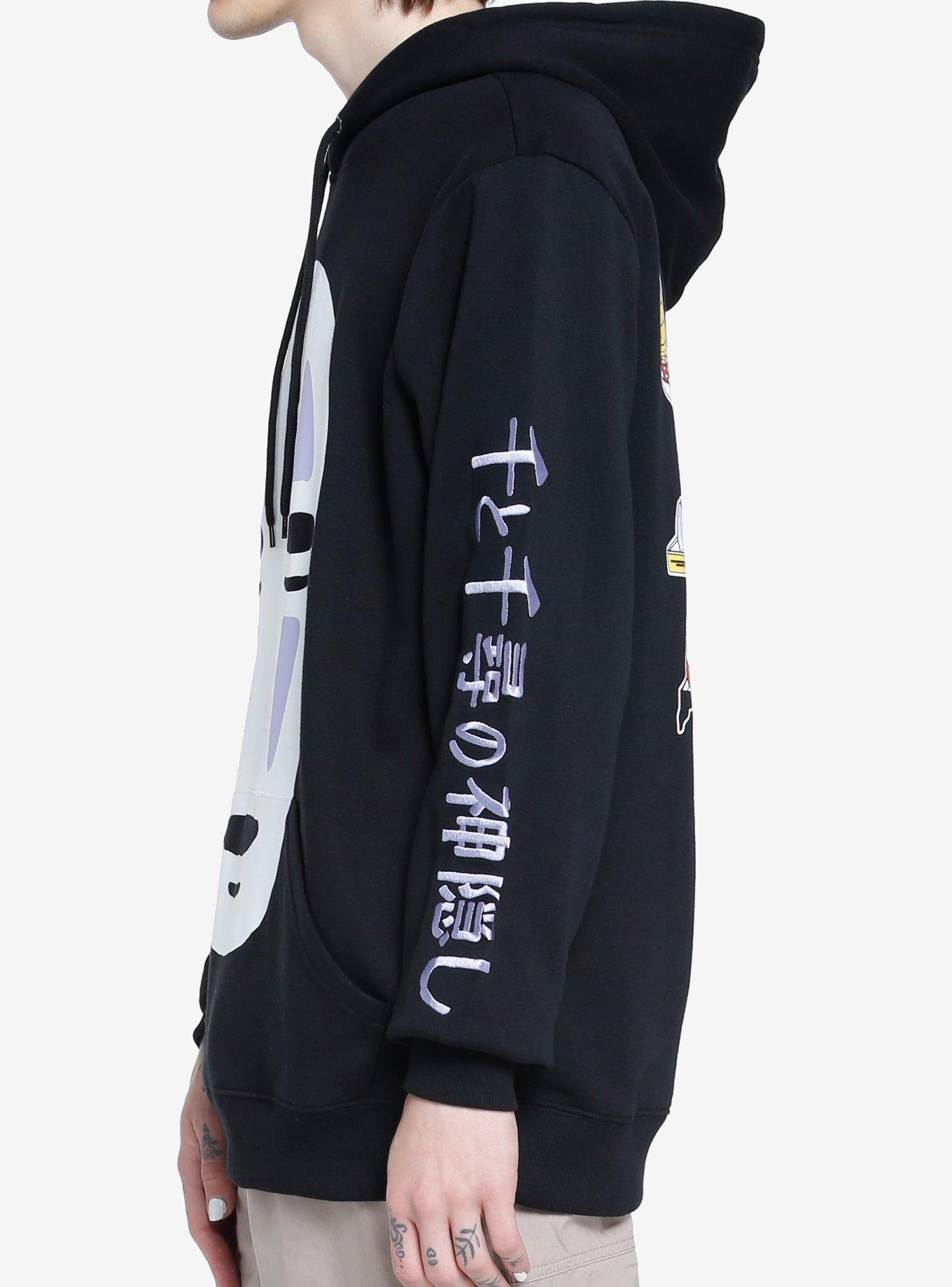 Studio Ghibli Spirited Away No-Face Jumbo Graphic Hoodie, BLACK, alternate