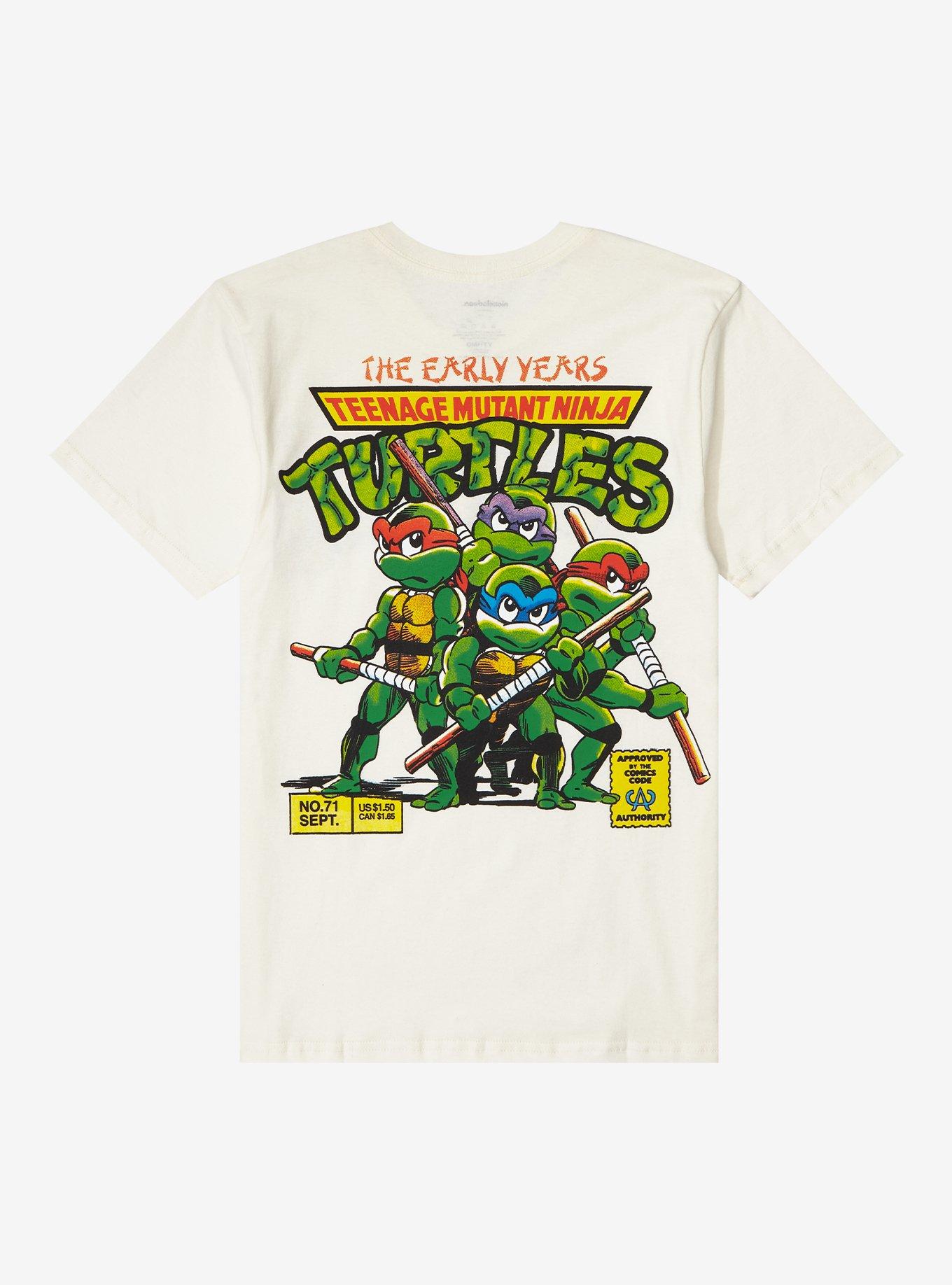 Teenage Mutant Ninja Turtles The Early Years Youth T-Shirt - BoxLunch Exclusive, NATURAL, alternate