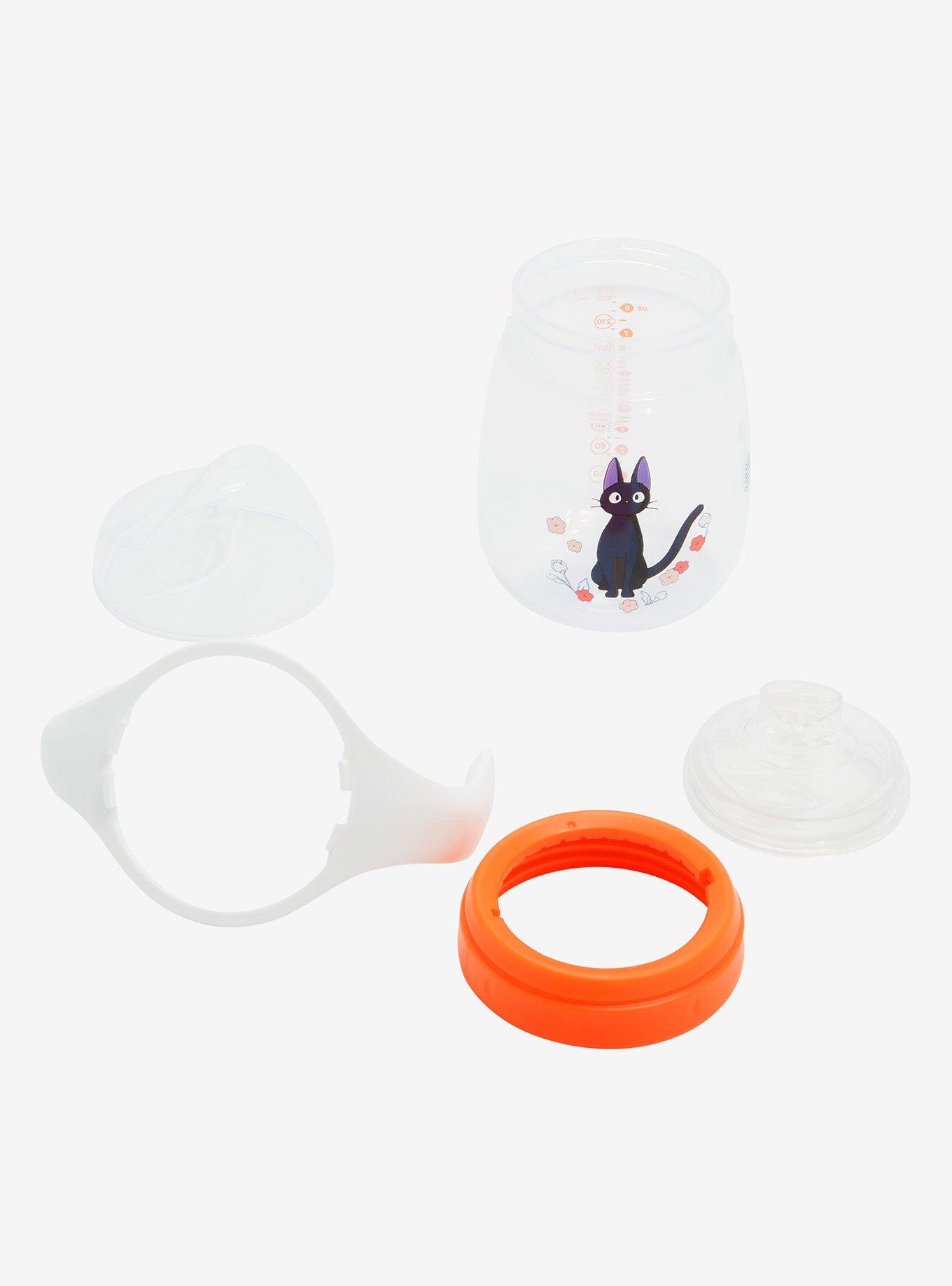 Studio Ghibli Kiki's Delivery Service Jiji Floral Sippy Cup - BoxLunch Exclusive, , alternate
