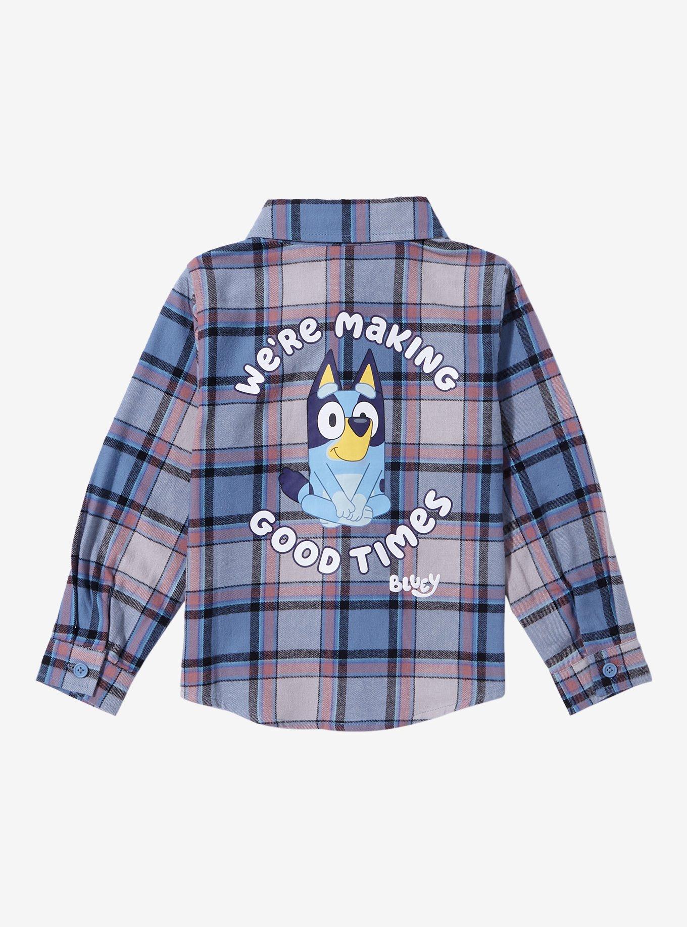 Bluey Portrait Toddler Flannel - BoxLunch Exclusive, PLAID, alternate
