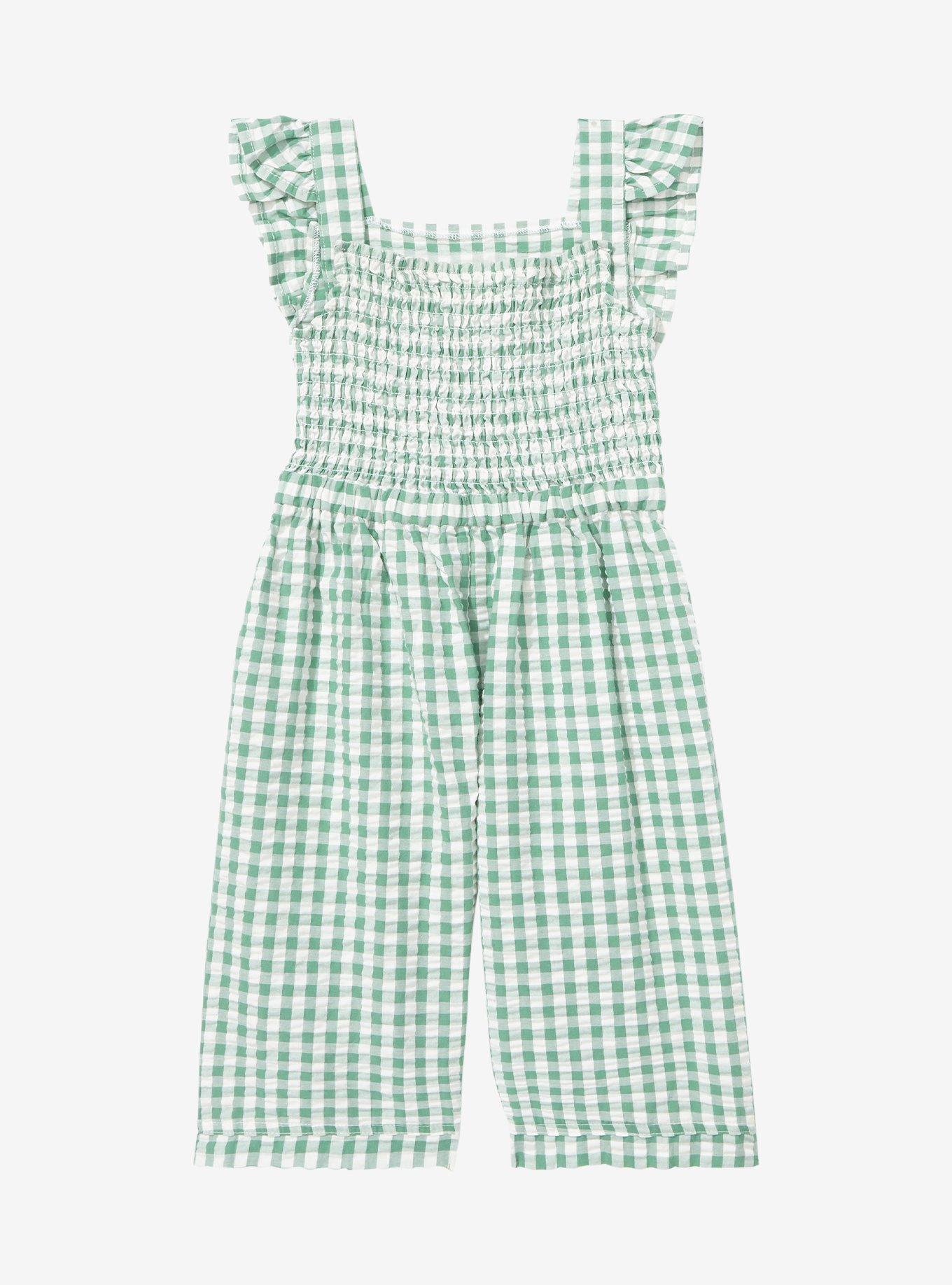 Our Universe Studio Ghibli Spirited Away Soot Sprite Toddler Ruffle Romper - BoxLunch Exclusive, SAGE, alternate - view 2