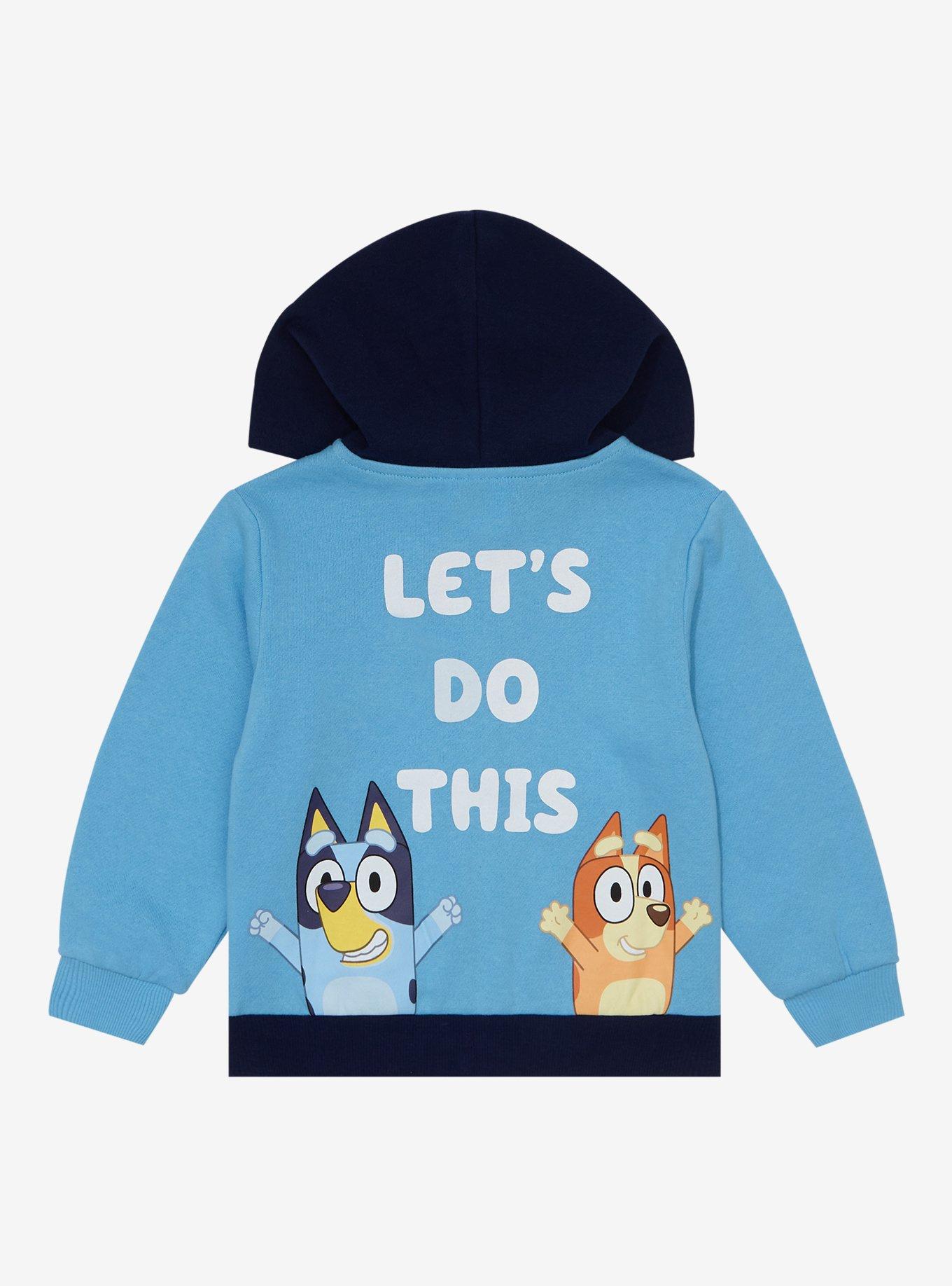 Bluey Figural Bluey Toddler Zippered Hoodie - BoxLunch Exclusive, , hi-res