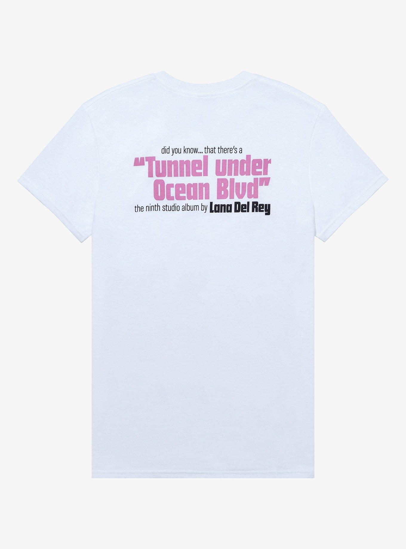 Lana Del Rey Line Art Boyfriend Fit Girls T-Shirt, BRIGHT WHITE, alternate