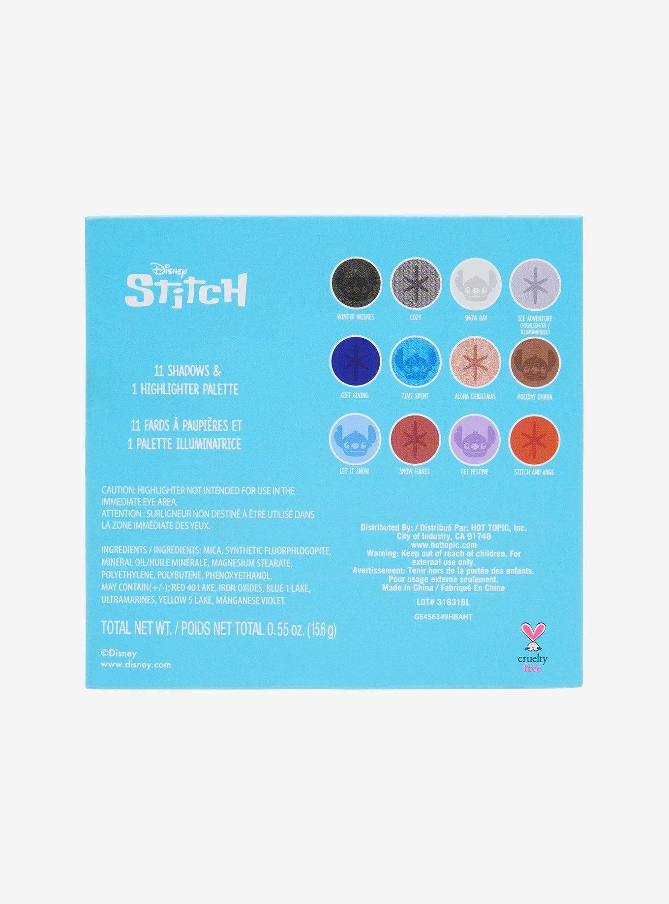 Disney Lilo & Stitch Angel Stitch Winter Eyeshadow & Highlighter Palette, , alternate