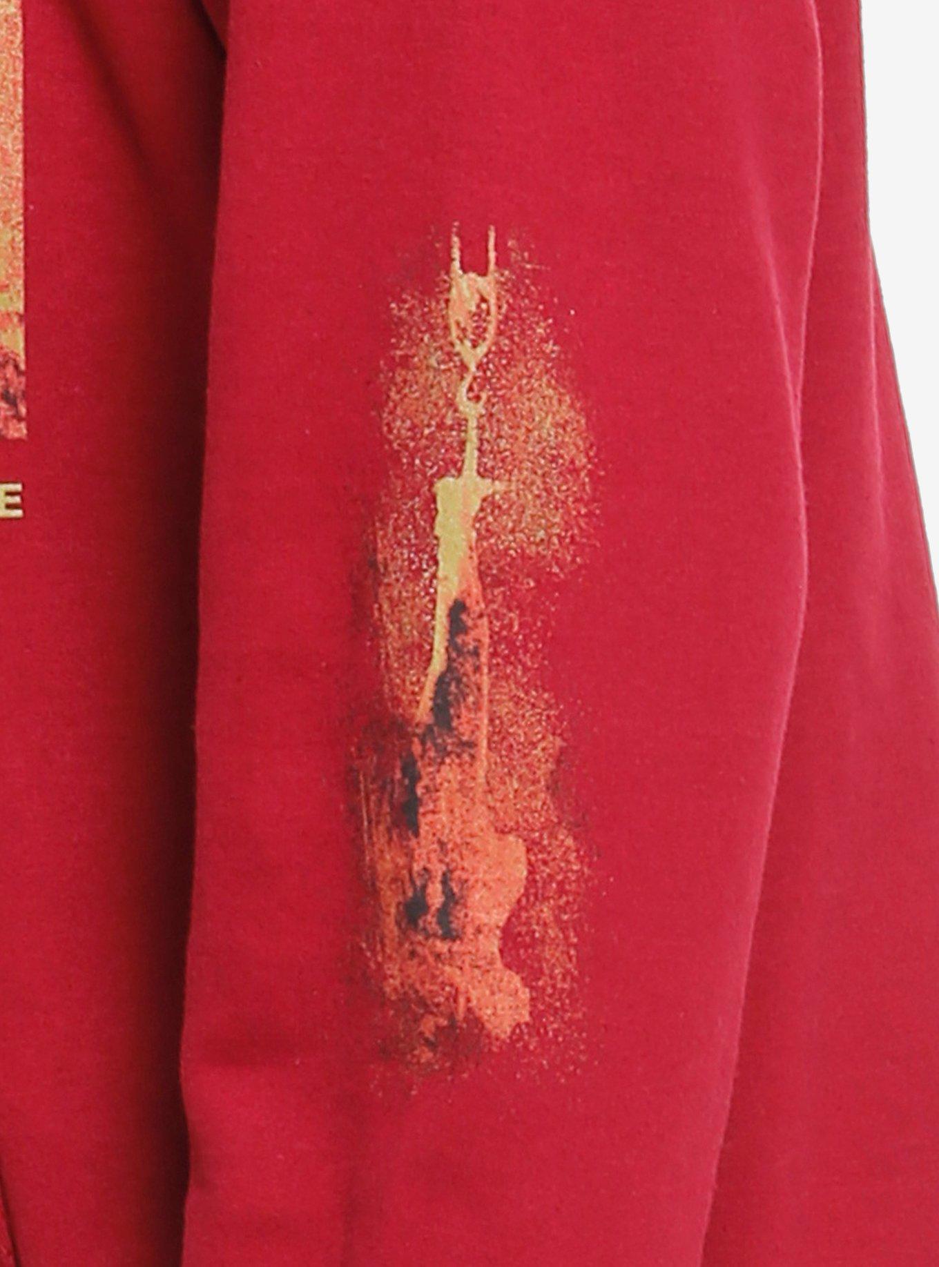 My Chemical Romance I Brought You My Bullets Hoodie, BURGUNDY, alternate