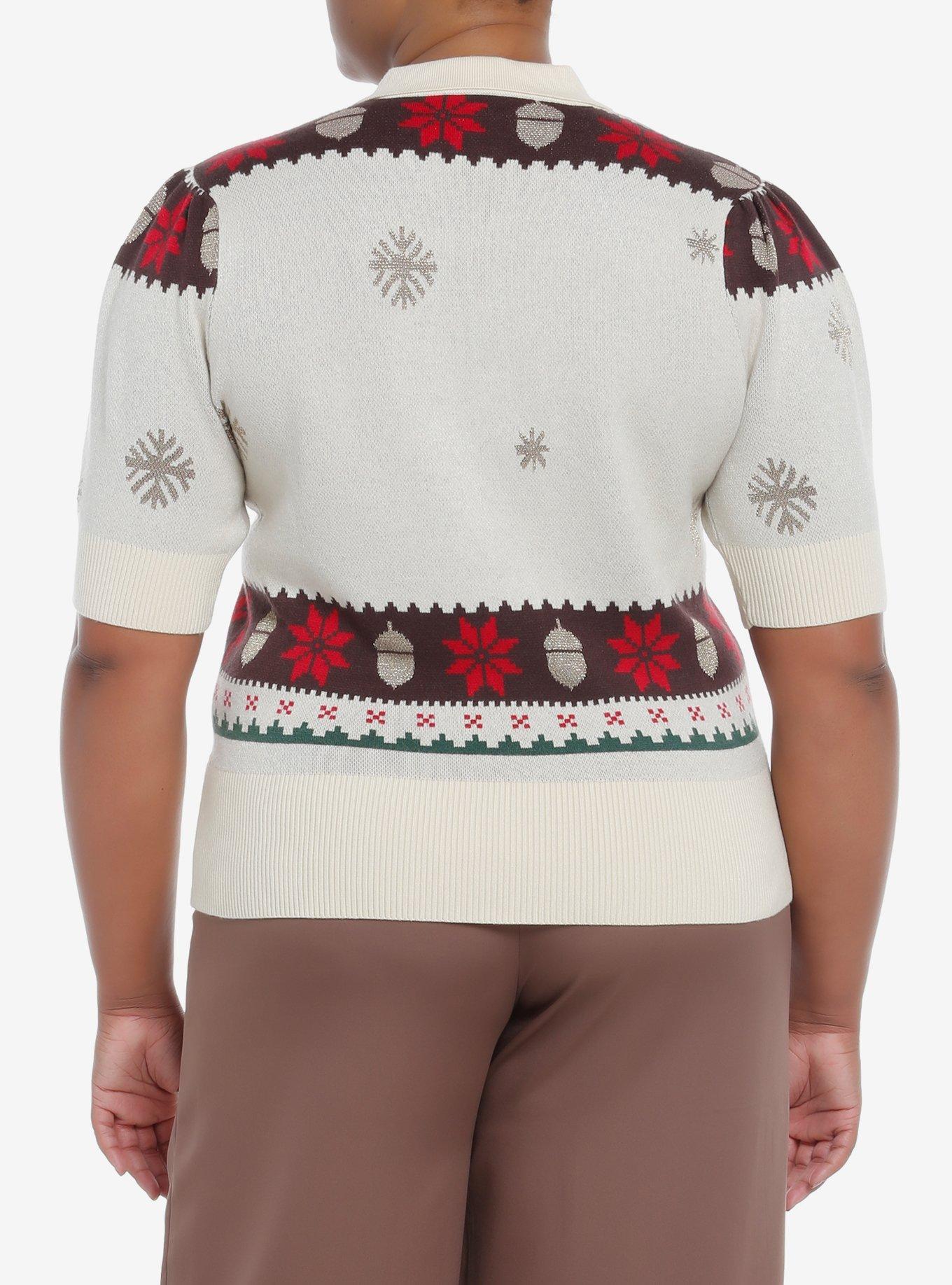 Her Universe Disney Chip 'N Dale Holiday Knit Top Her Universe Exclusive, FESTIVE - MULTI, alternate