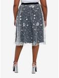 Her Universe Star Wars Retro Midi Skirt Plus Size Her Universe Exclusive, STARS - GREY, alternate