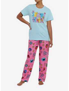 Sesame Street Flower Pajama Set, , hi-res